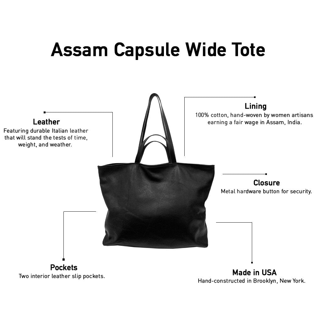 Assam Capsule Wide Tote