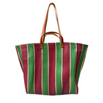 Load image into Gallery viewer, Green and Red Medium Market Bag
