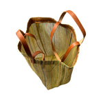 Load image into Gallery viewer, Small Recycled Plastic Market Tote Bag in Yellow
