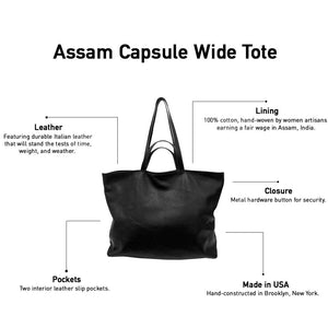 Assam Capsule Wide Tote