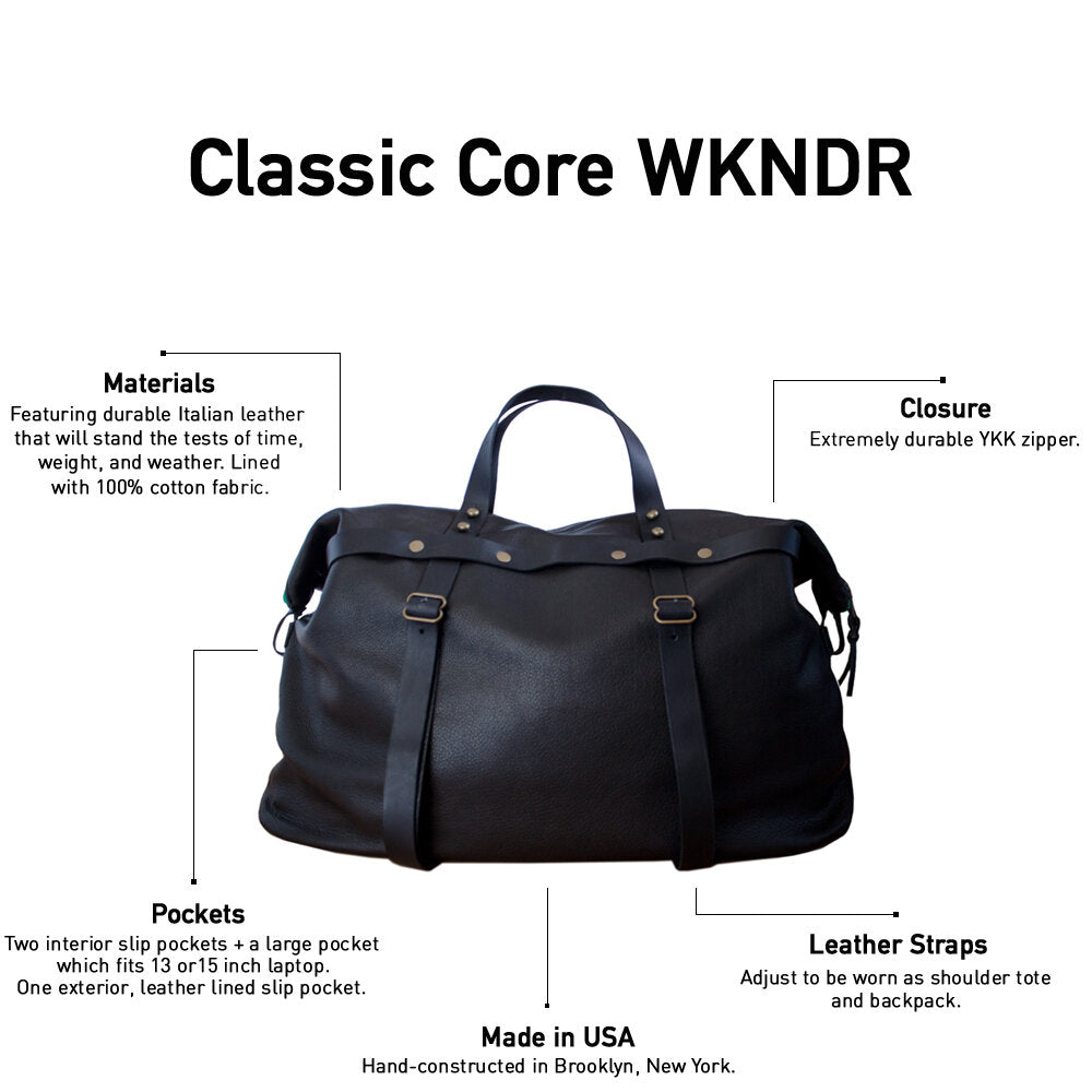 Classic Core WKNDR. Black